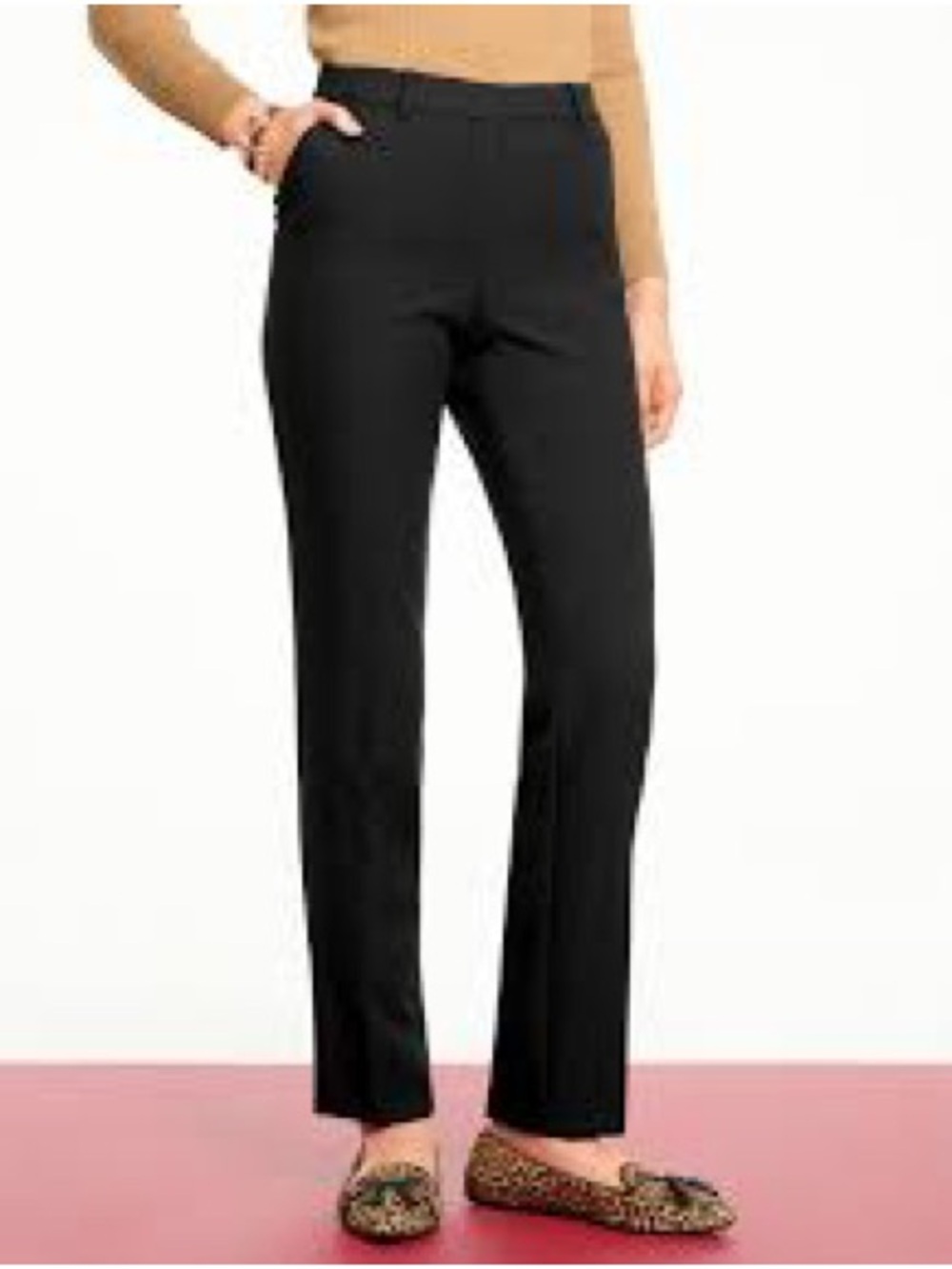 Talbots Black Cambridge pant Straight-Leg Women's Pants black 10P